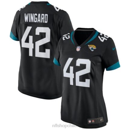 ropa NFL jaguares de jacksonville andrew wingard nike camiseta negra del juego mujer 20DRH4654
