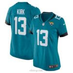 ropa NFL jaguares de jacksonville christian kirk nike camiseta de juego verde azulado mujer 20DRH3352