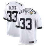 ropa NFL jaguares de jacksonville devin lloyd nike camiseta blanca de visitante hombres 20DRH6489