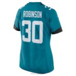 ropa NFL jaguares de jacksonville james robinson nike camiseta del equipo del juego del jugador verde azulado mujer 20DRH1457 - Image 3