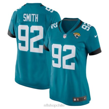 ropa NFL jaguares de jacksonville jordan smith nike verde azulado camiseta de juego nike mujer 20DRH6028