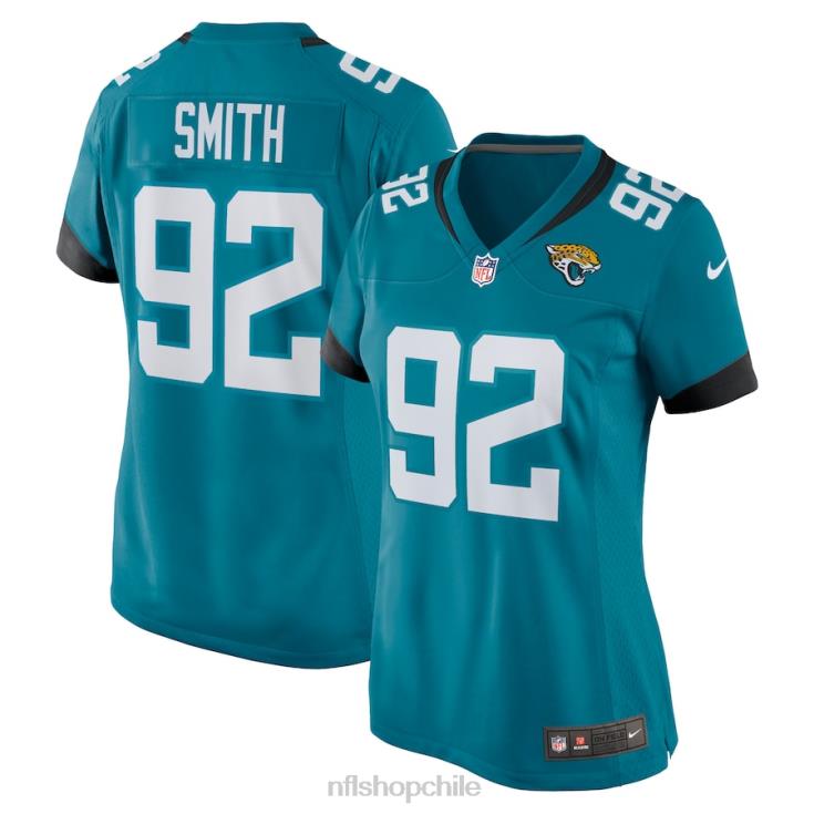 ropa NFL jaguares de jacksonville jordan smith nike verde azulado camiseta de juego nike mujer 20DRH6028 - Image 1