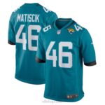 ropa NFL jaguares de jacksonville ross matiscik camiseta nike juego verde azulado hombres 20DRH6140