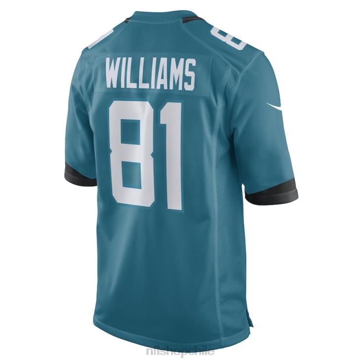 ropa NFL jaguares de jacksonville seth williams nike camiseta de jugador de juego verde azulado hombres 20DRH6786 - Image 3