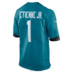 ropa NFL jaguares de jacksonville travis etienne nike camiseta de juego verde azulado hombres 20DRH708 - Image 3