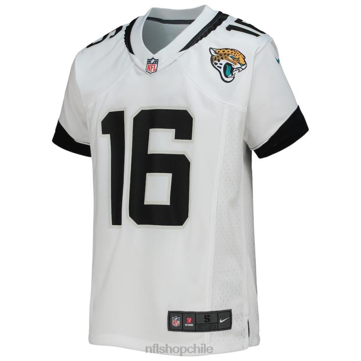 ropa NFL jaguares de jacksonville trevor lawrence nike camiseta blanca del juego juventud 20DRH377 - Image 2