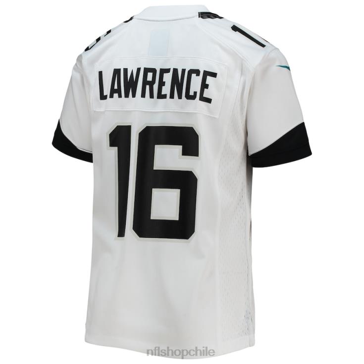 ropa NFL jaguares de jacksonville trevor lawrence nike camiseta blanca del juego juventud 20DRH377 - Image 3