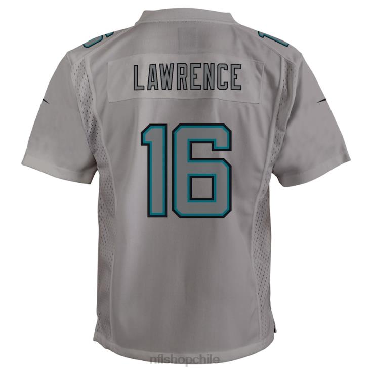 ropa NFL jaguares de jacksonville trevor lawrence nike camiseta gris atmósfera del juego juventud 20DRH1439 - Image 3