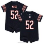 ropa NFL jersey mameluco azul marino de khalil mack de los osos de chicago nike niños 20DRH2006