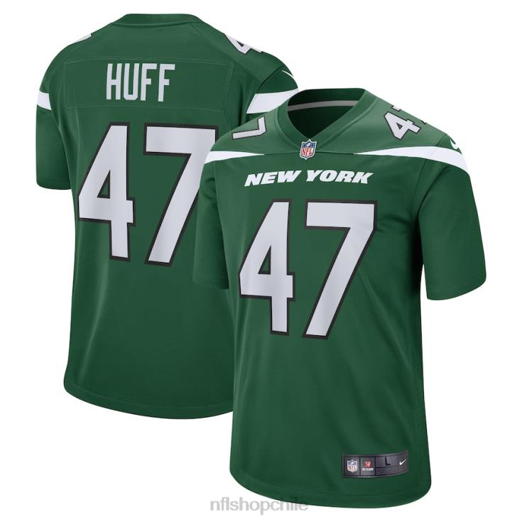 ropa NFL Jets de Nueva York Bryce Huff Nike Gotham Green Game Jersey hombres 20DRH4727 - Image 1