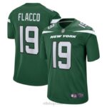 ropa NFL jets de nueva york joe flacco nike camiseta del juego del jugador verde gotham hombres 20DRH4404