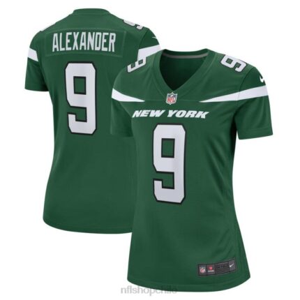 ropa NFL jets de nueva york kwon alexander nike camiseta de jugador de juego verde gotham mujer 20DRH5049