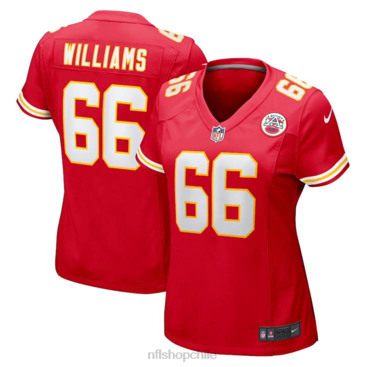 ropa NFL kansas city chiefs brandon williams camiseta roja de jugador de local nike mujer 20DRH4275 - Image 1