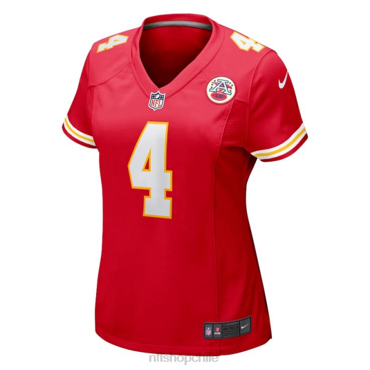 ropa NFL kansas city chiefs chad henne camiseta nike roja del juego mujer 20DRH3930 - Image 2