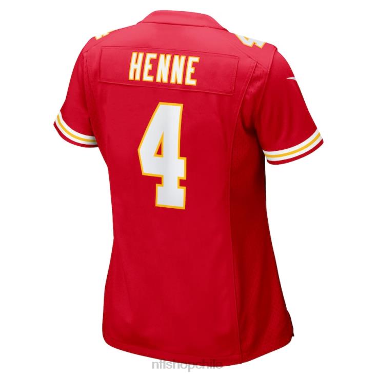 ropa NFL kansas city chiefs chad henne camiseta nike roja del juego mujer 20DRH3930 - Image 3
