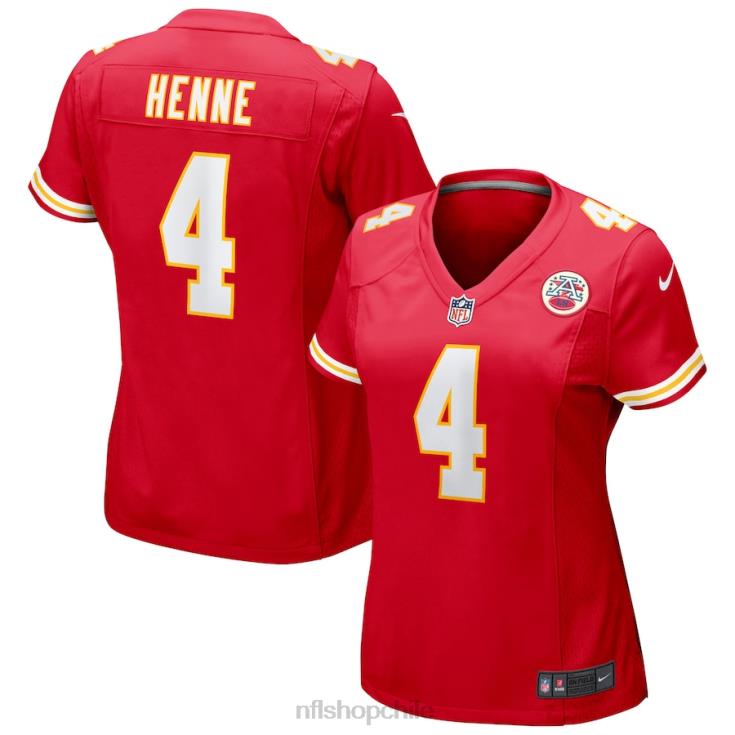 ropa NFL kansas city chiefs chad henne camiseta nike roja del juego mujer 20DRH3930 - Image 1