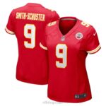 ropa NFL kansas city chiefs juju smith-schuster nike camiseta roja del juego mujer 20DRH2775