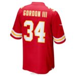ropa NFL kansas city chiefs melvin gordon iii camiseta de jugador de local roja nike hombres 20DRH3220 - Image 3