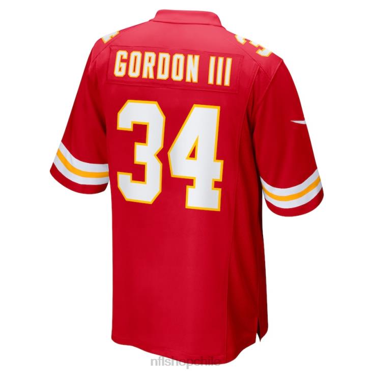 ropa NFL kansas city chiefs melvin gordon iii camiseta de jugador de local roja nike hombres 20DRH3220 - Image 3
