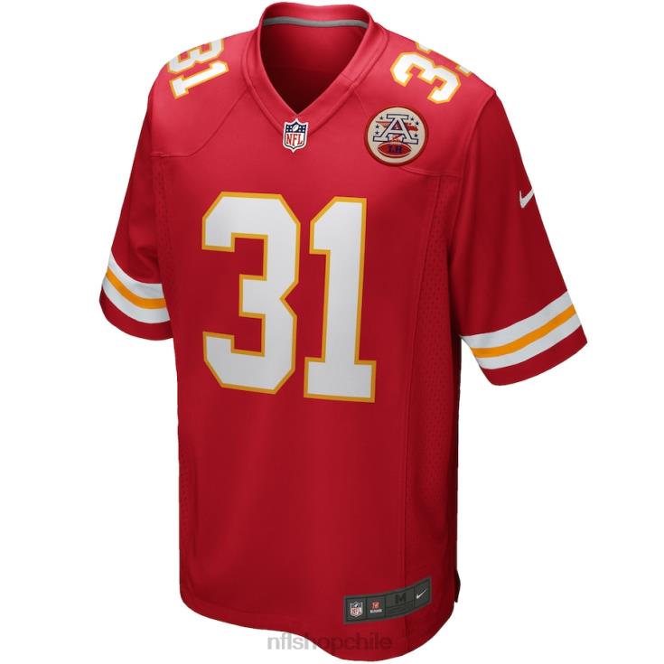 ropa NFL kansas city chiefs sacerdote holmes nike rojo juego jugador retirado camiseta hombres 20DRH1508 - Image 2