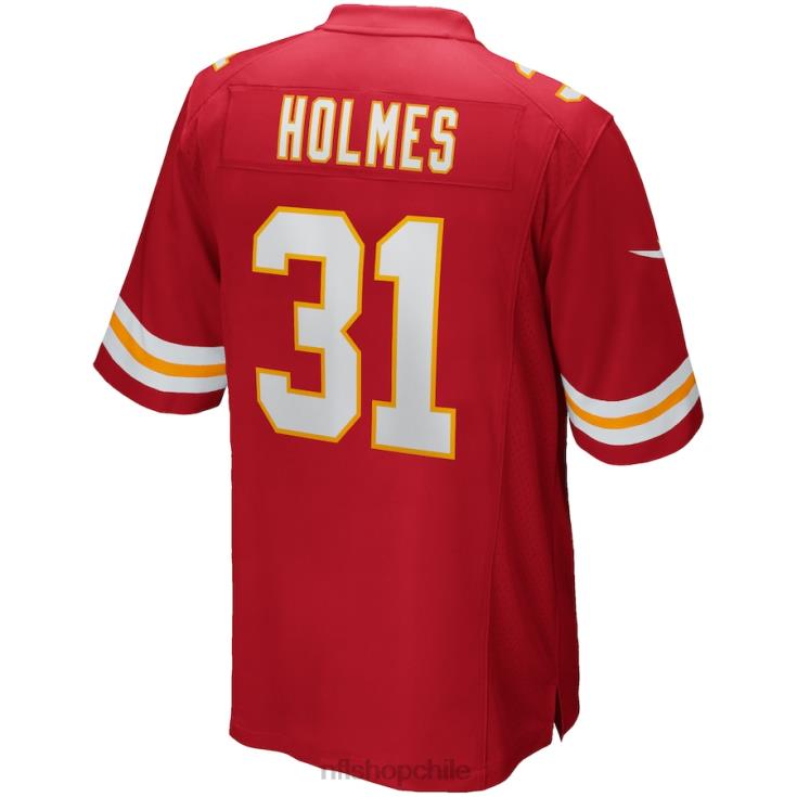 ropa NFL kansas city chiefs sacerdote holmes nike rojo juego jugador retirado camiseta hombres 20DRH1508 - Image 3