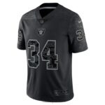 ropa NFL las vegas raiders bo jackson nike jugador retirado negro rflctv camiseta limitada hombres 20DRH2738 - Image 3