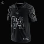 ropa NFL las vegas raiders bo jackson nike jugador retirado negro rflctv camiseta limitada hombres 20DRH2738 - Image 4