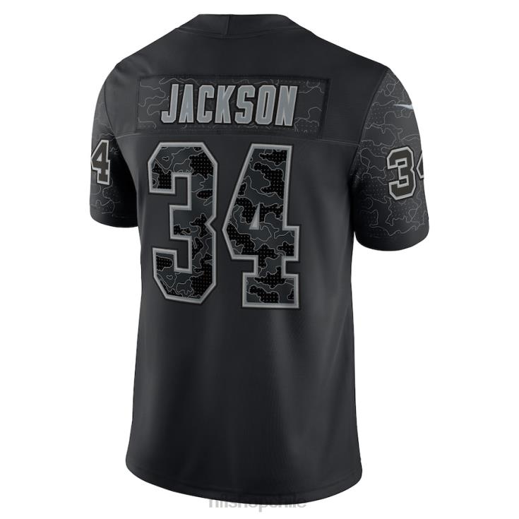 ropa NFL las vegas raiders bo jackson nike jugador retirado negro rflctv camiseta limitada hombres 20DRH2738 - Image 5