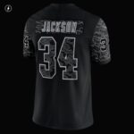 ropa NFL las vegas raiders bo jackson nike jugador retirado negro rflctv camiseta limitada hombres 20DRH2738 - Image 6