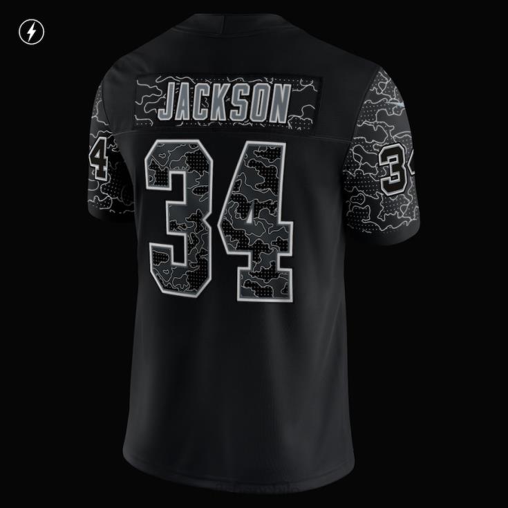 ropa NFL las vegas raiders bo jackson nike jugador retirado negro rflctv camiseta limitada hombres 20DRH2738 - Image 6
