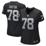 ropa NFL las vegas raiders jackson barton nike camiseta negra game player mujer 20DRH6952