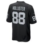 ropa NFL las vegas raiders jacob hollister nike camiseta negra game player hombres 20DRH6396 - Image 3