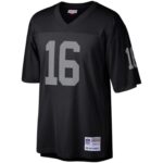 ropa NFL las vegas raiders jim plunkett mitchell & ness negro jugador retirado legado réplica camiseta hombres 20DRH4488 - Image 2