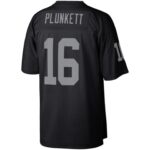 ropa NFL las vegas raiders jim plunkett mitchell & ness negro jugador retirado legado réplica camiseta hombres 20DRH4488 - Image 3