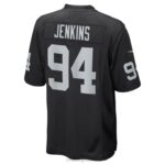 ropa NFL las vegas raiders jordan jenkins nike camiseta negra del jugador del juego hombres 20DRH6459 - Image 3
