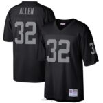 ropa NFL las vegas raiders marcus allen mitchell & ness negro jugador retirado legado réplica camiseta hombres 20DRH4710