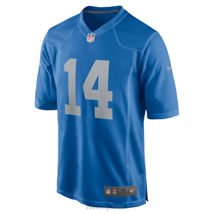 ropa NFL leones de detroit amon-ra st. camiseta de juego de jugador azul nike marrón hombres 20DRH2945 - Image 2