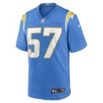 ropa NFL los angeles cargadores amen ogbongbemiga nike polvo azul jugador camiseta hombres 20DRH3134 - Image 2