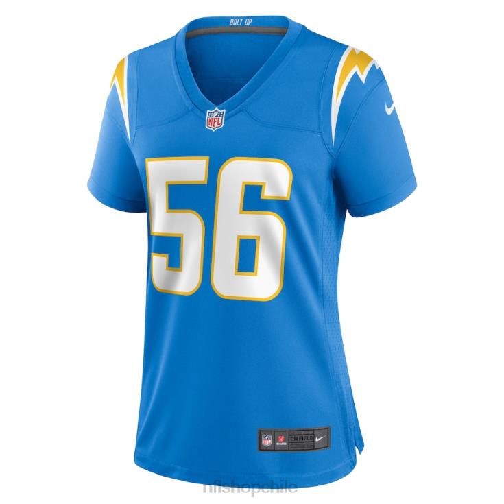 ropa NFL los angeles cargadores morgan fox nike polvo azul jugador juego camiseta mujer 20DRH4864 - Image 2