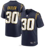 ropa NFL los angeles chargers austin ekeler camiseta nike azul marino juego alternativo hombres 20DRH6439
