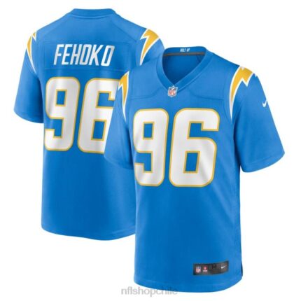 ropa NFL los angeles chargers breiden fehoko nike polvo azul jugador camiseta hombres 20DRH2664