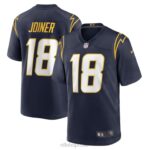 ropa NFL Los Angeles Chargers Charlie Joiner camiseta de jugador retirado azul marino Nike hombres 20DRH4780