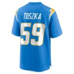 ropa NFL los angeles chargers derrek tuszka nike polvo azul camiseta de jugador de local hombres 20DRH4794 - Image 3
