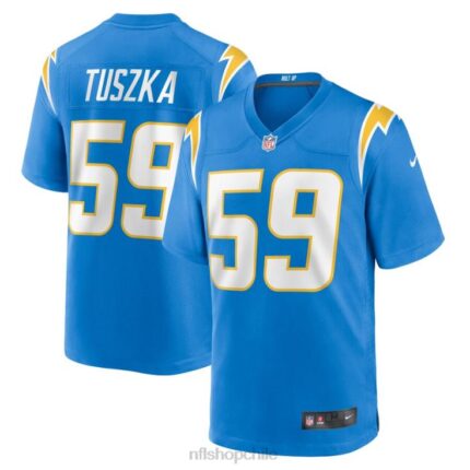 ropa NFL los angeles chargers derrek tuszka nike polvo azul camiseta de jugador de local hombres 20DRH4794
