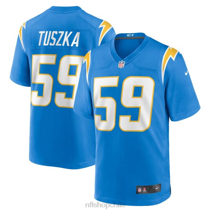 ropa NFL los angeles chargers derrek tuszka nike polvo azul camiseta de jugador de local hombres 20DRH4794 - Image 1