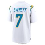 ropa NFL los angeles chargers gerald everett nike camiseta blanca de jugador hombres 20DRH6502 - Image 3