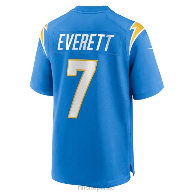 ropa NFL los angeles chargers gerald everett nike polvo azul jugador juego camiseta hombres 20DRH3367 - Image 3