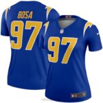 ropa NFL los angeles chargers joey bosa nike royal segunda leyenda alternativa camiseta mujer 20DRH3048