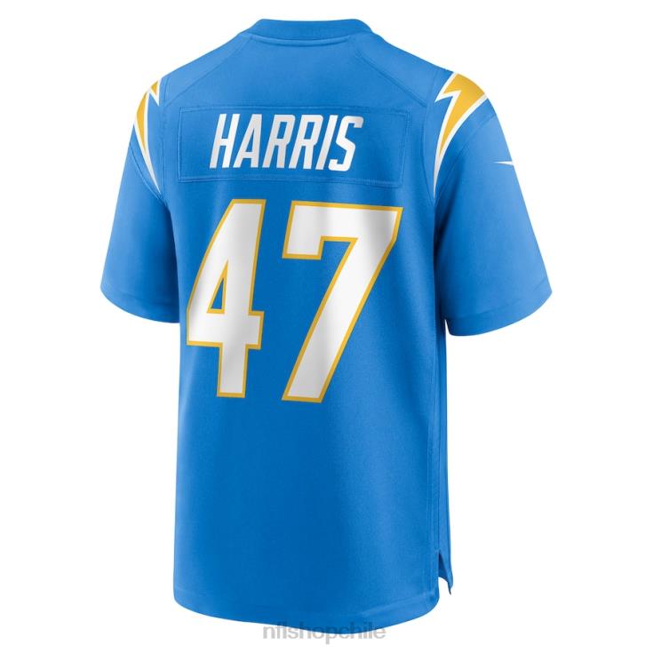 ropa NFL los angeles chargers josh harris camiseta nike azul polvo hombres 20DRH4754 - Image 3