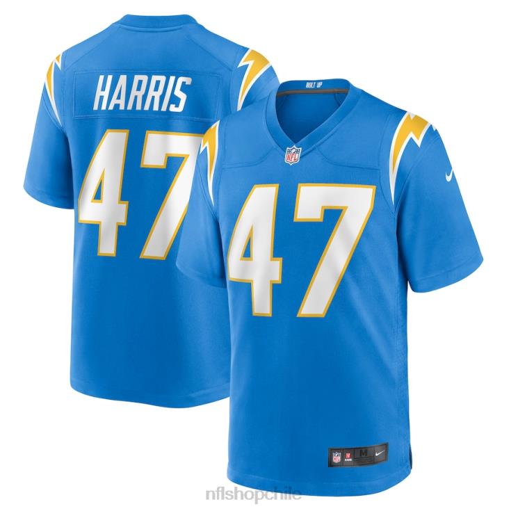 ropa NFL los angeles chargers josh harris camiseta nike azul polvo hombres 20DRH4754 - Image 1